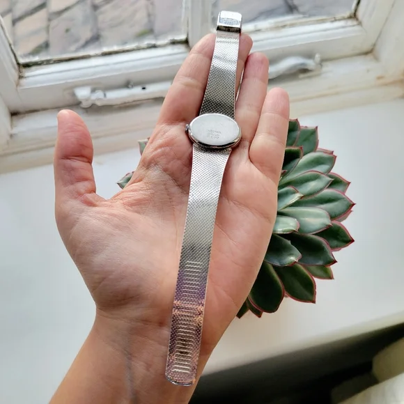 Swiss Mondaine 17 Jewels Silver Watch
